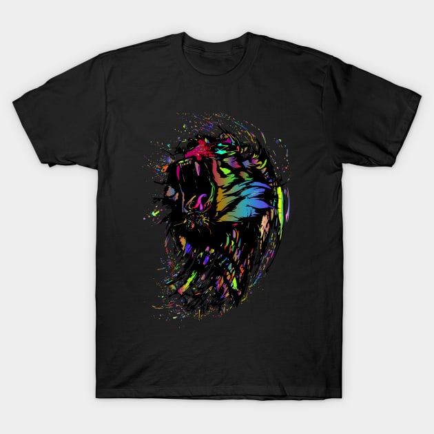 Rainbow lion T-Shirt by PassKoms